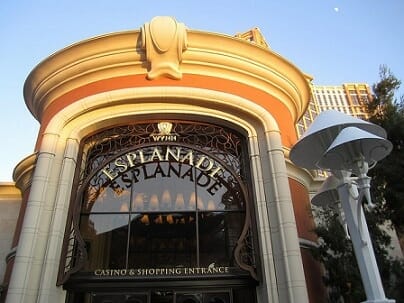 Outside the Wynn Esplanade