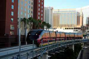 The Las Vegas Monorail has 7 stops