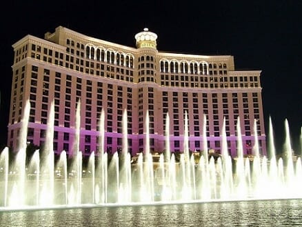 There's lots of self parking at the Bellagio