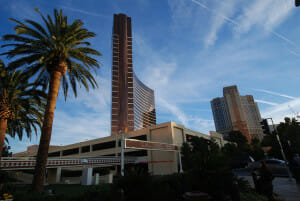 The self parking garage at the Wynn Las Vegas