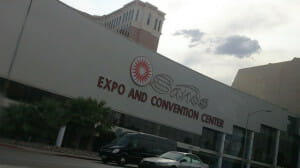 There's lots of parking at the Sands Expo and Convention Center