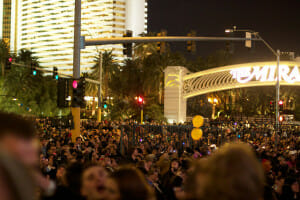 New Year's Eve on the Las Vegas Strip