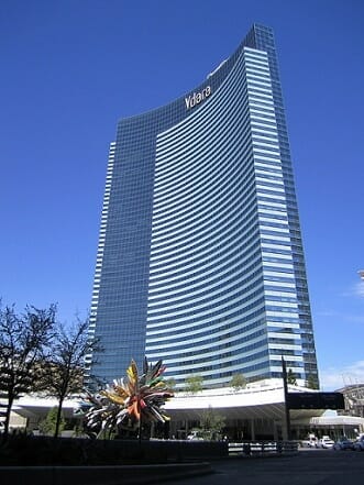 There's only valet parking at the Vdara