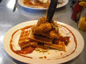 Chicken & Bacon Waffles at Hash House a Go Go