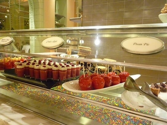 Desserts at the Wynn Buffet