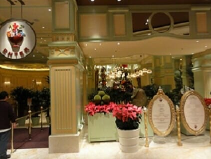 The entrance to the Wynn Buffet