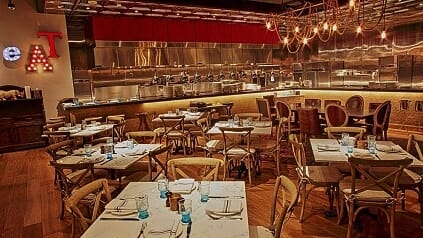 nice restaurant at caesars casino las vegas