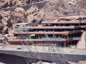 The Hoover Dam's Visitor Center Parking Garage