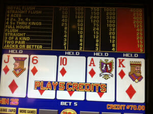 Video Poker Double Up Flaw