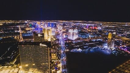 The Las Vegas Strip is 4.2 miles long