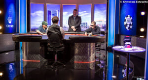 Heads-up action at the WSOP APAC Main Event