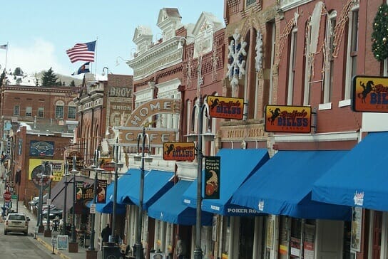 The casinos in Cripple Creek are an hour from Colorado Springs