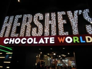 New York - New York Casino Entrance to Hershey's World Las Vegas 