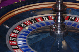 If you bet red on this spin, the Martingale roulette systems says to double your next bet