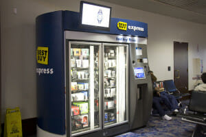 A Best Buy Express Kiosk at McCarran Airport in Las Vegas