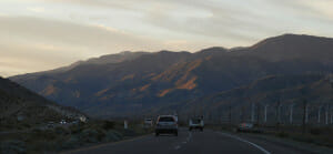 The drive from Palm Springs to Las Vegas