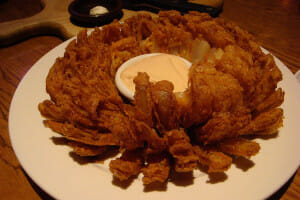 You can get your Bloomin' Onion fix at one of two Outback Restaurants on the Las Vegas Strip