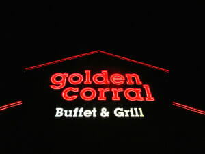 There is just one Golden Corral in Las Vegas