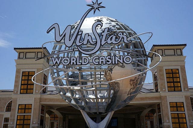 winstar world casino oklahoma to dallas