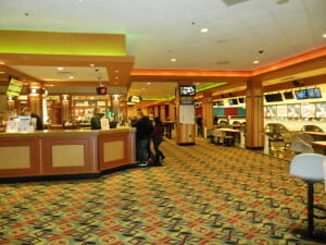 The front desk at the Sam's Town Bowling Center