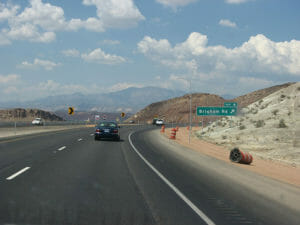 Interstate 15, Just before you get to St. George