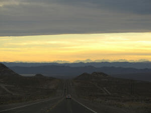 U.S. 95 on the drive from Reno to Las Vegas