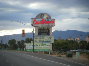 You'll drive by the casinos of Mesquite on the way from Las Vegas to St. George