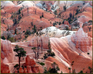 No, not another planet. It's Bryce Canyon.