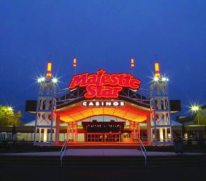 The Majestic Star Casino has closed and has become the Hard Rock Northern Indian