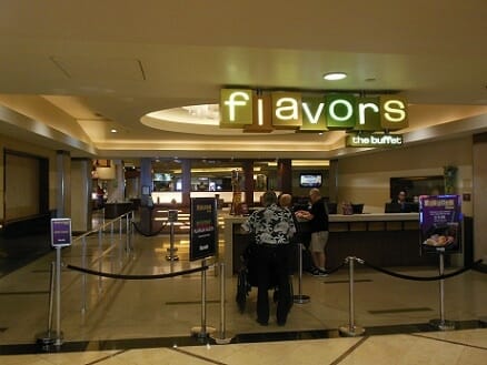 Entrance to Flavors Buffet at Harrah's Las Vegas