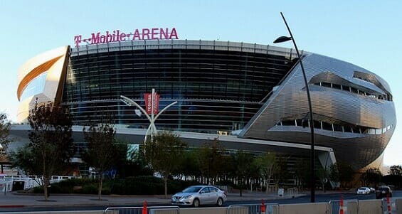 T-Mobile Arena has lots of paid parking