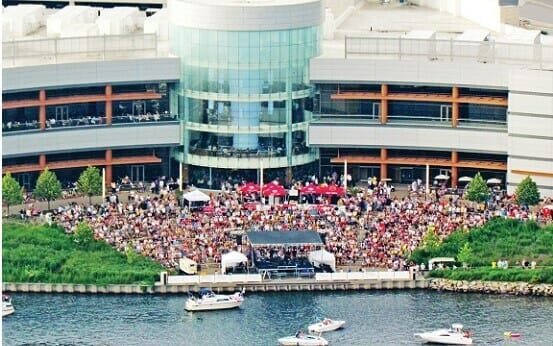 The Amphitheater at Rivers Casino Pittsburgh is a beautiful setting for concerts