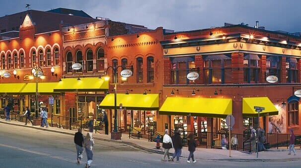 Some of the casinos in downtown Cripple Creek