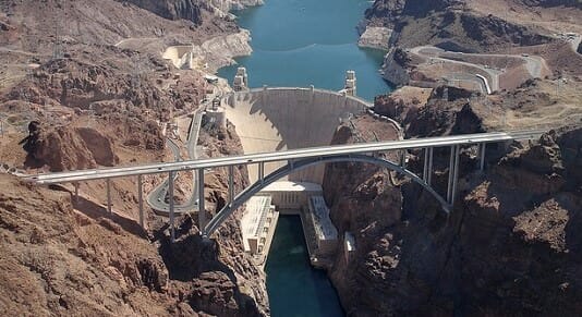 Hoover Dam is less than an hour from Las Vegas