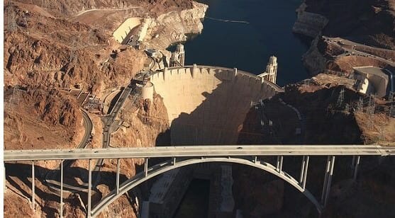 The drive from Phoenix to Las Vegas has you crossing by the Hoover Dam