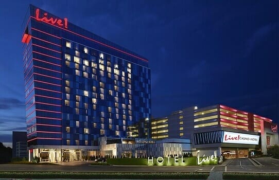 Live! Casino Hotel is the biggest casino in Maryland