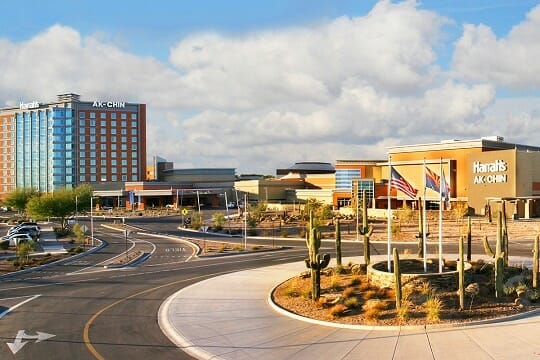 Harrah's AK-Chin Casino has over 500 hotel rooms