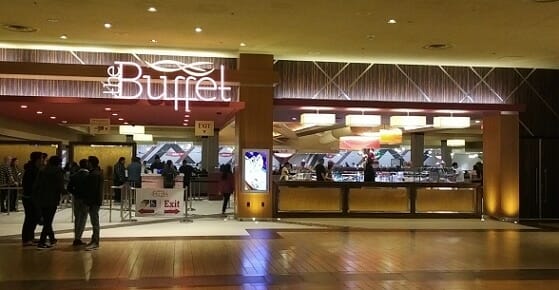 Entrance into the Excalibur buffet