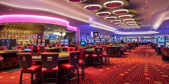 Rhythm City Casino in Davenport has 859 slots and 23 table games.