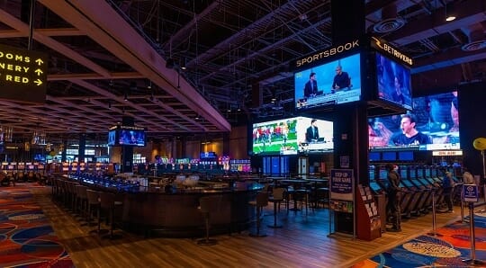 The BetRivers Sportsbook inside the Rivers Casinos Philadelphia