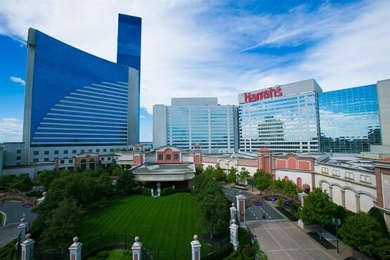 Harrah's Resort AC Valet Parking is on the lower right