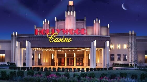 The Hollywood Casino is 5.5 miles south of downtown Joliet