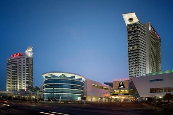 Caesars Windsor is just across the Detroit River