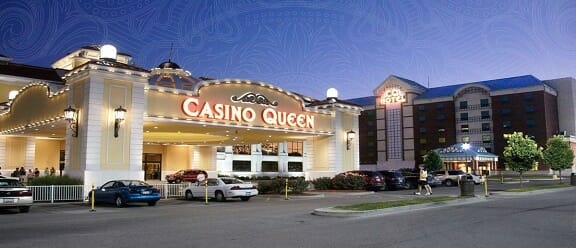 The Casino Queen is located in East St. Louis