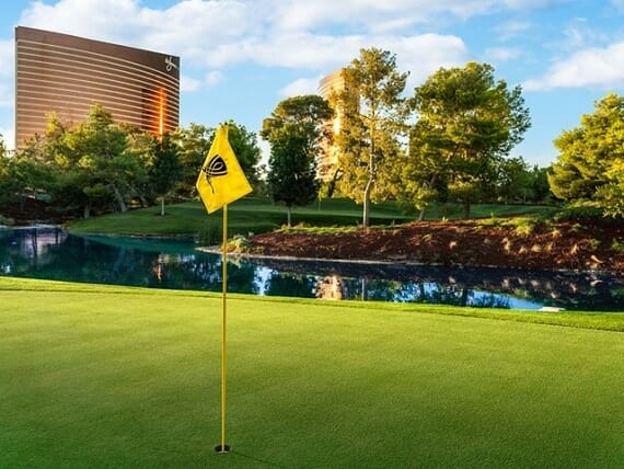 The Wynn Golf Club is one of two public courses on the Las Vegas Strip