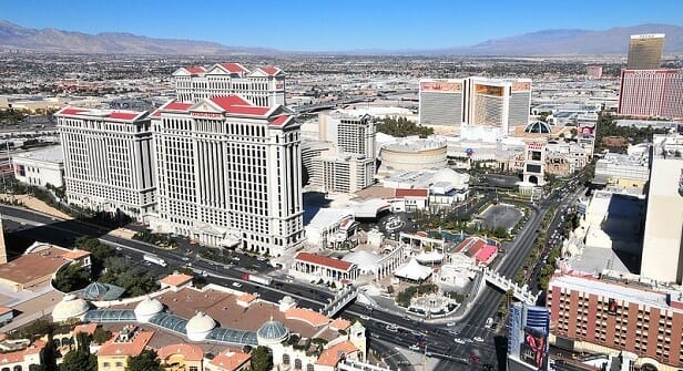 Caesars Palace is a massive property, but has a massive amount of parking.