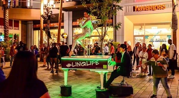 There's always something going on at the Linq Promenade