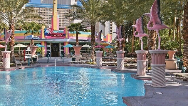 pink flamingo pool las vegas