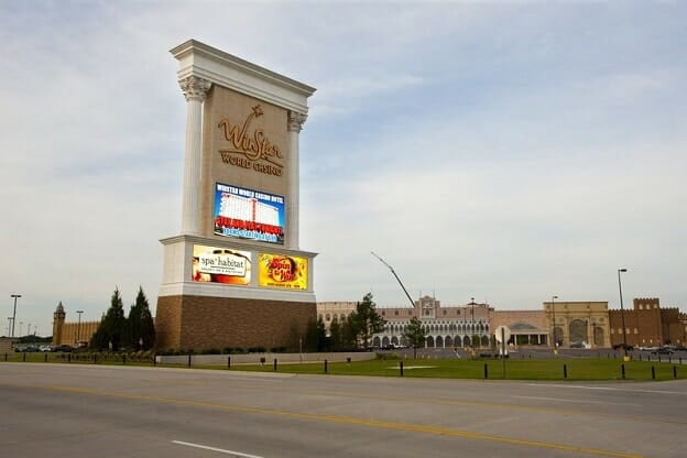 largest casino northeast oklahoma map