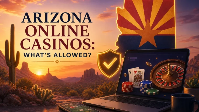 Conceptual editorial illustration for Arizona Online Casinos: What's Allowed?